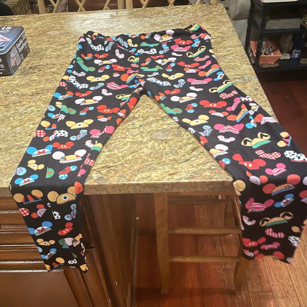 Mouse Ears Leggings - super soft in EUC